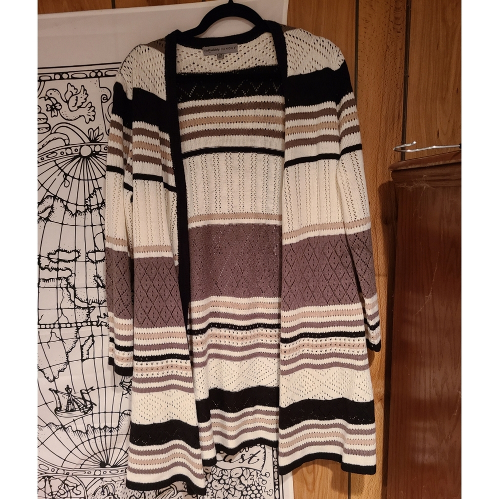 Absolutely Famous 2x Striped Cardigan